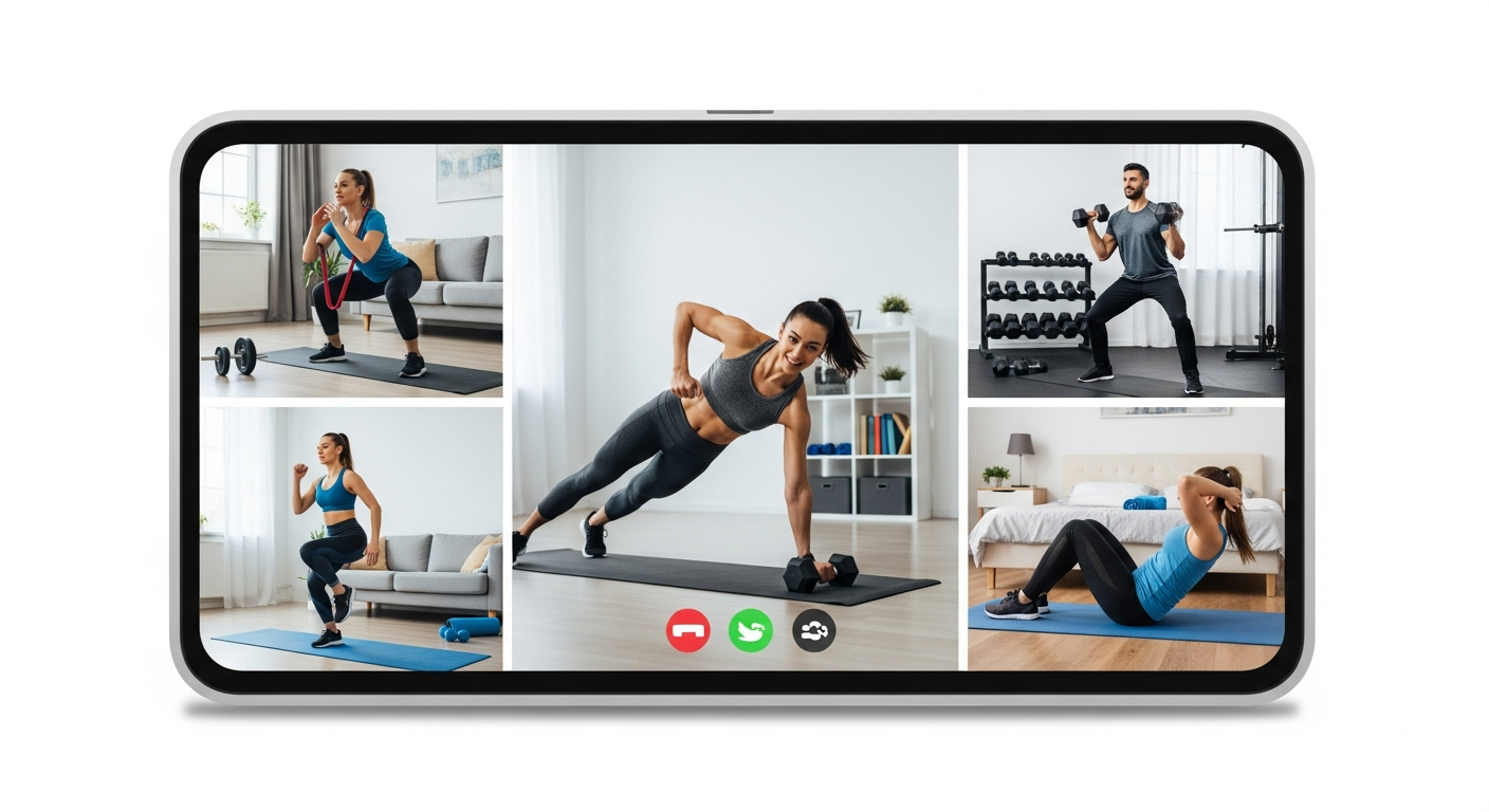 Кардио и силовые тренировки онлайн