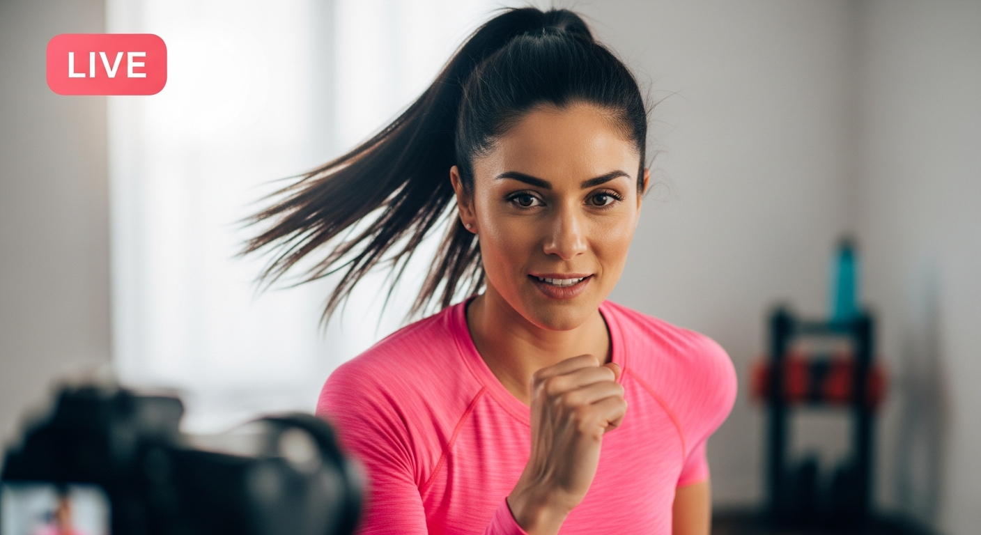Живые занятия с тренером в прямом эфире